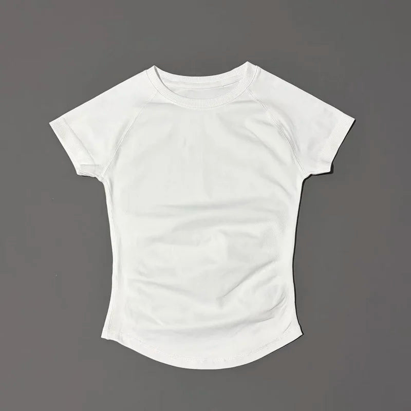 Slimming Seamless Short Sleeve Active Top