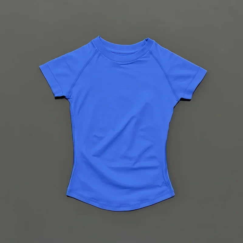 Slimming Seamless Short Sleeve Active Top