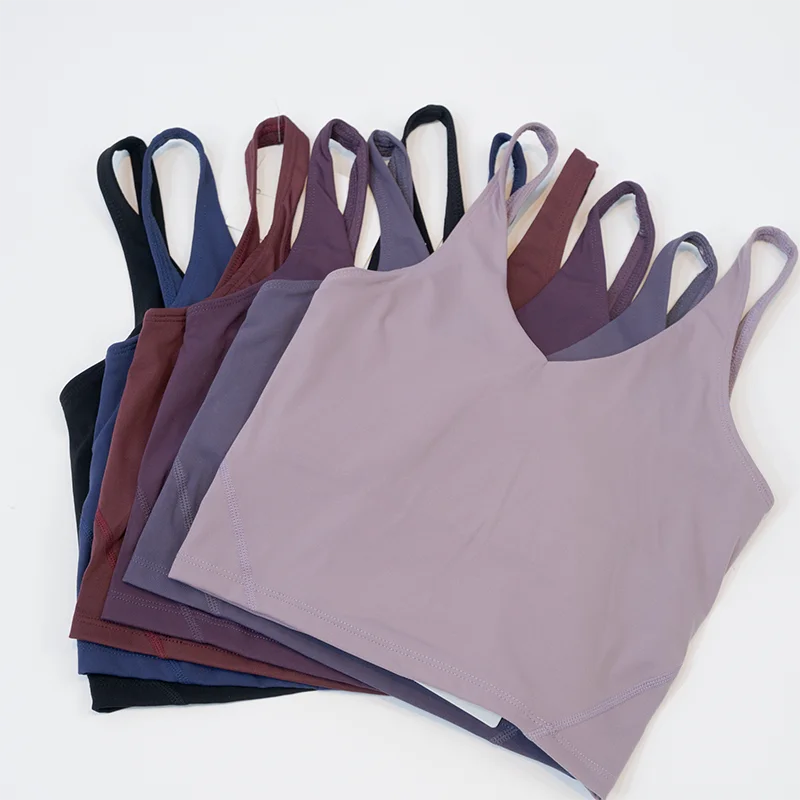 Sports Yoga Bra With Built-In Bra & Removable Pads