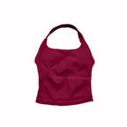 Women Halter Top Longline Padded Tank