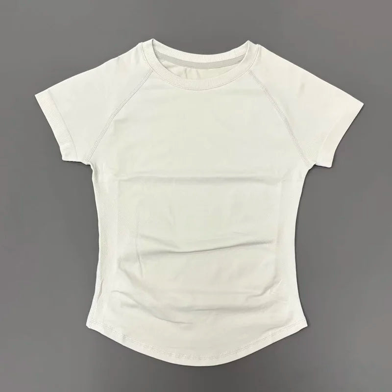 Slimming Seamless Short Sleeve Active Top