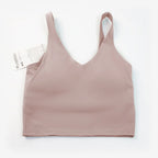Sports Yoga Bra With Built-In Bra & Removable Pads