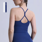 Women Gym Cross Back Y Shape Sports Bra