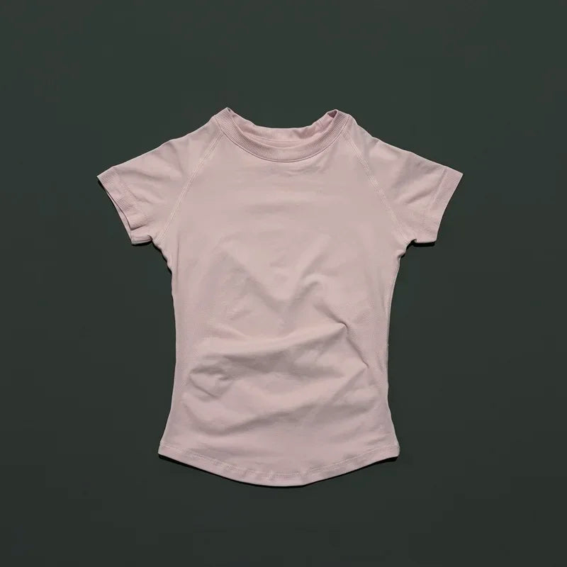 Slimming Seamless Short Sleeve Active Top