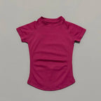Slimming Seamless Short Sleeve Active Top