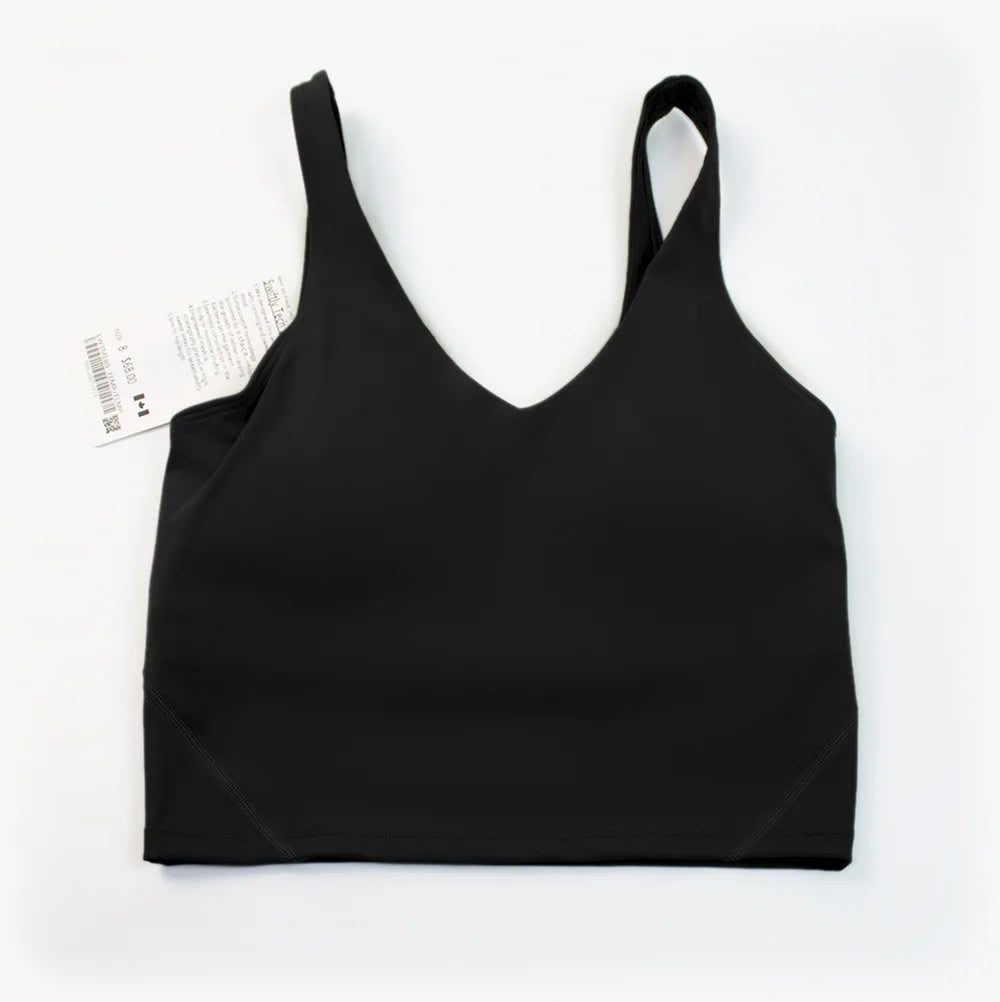 Sports Yoga Bra With Built-In Bra & Removable Pads