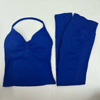 2 Pieces Leggings and Halter Tank Set