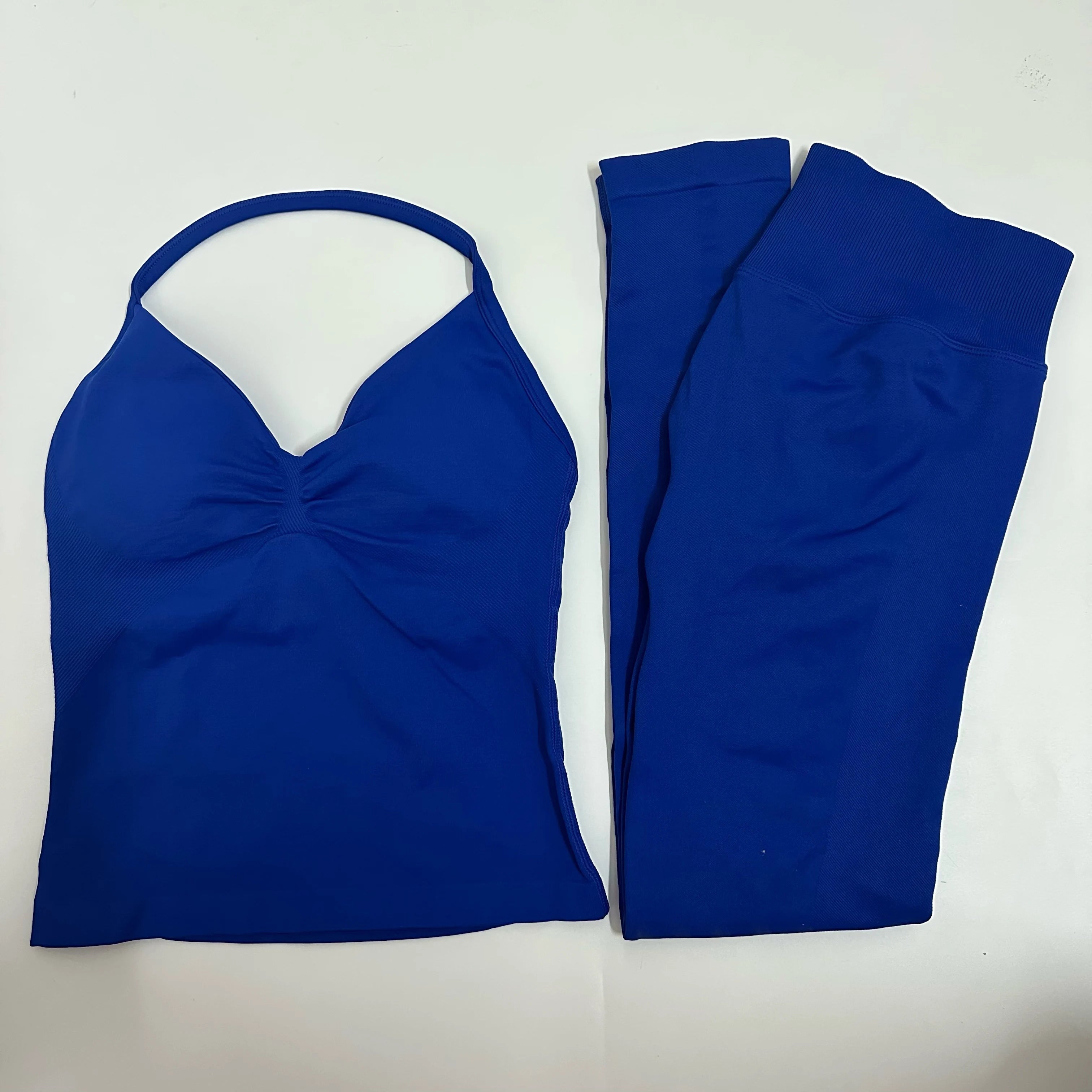 2 Pieces Leggings and Halter Tank Set