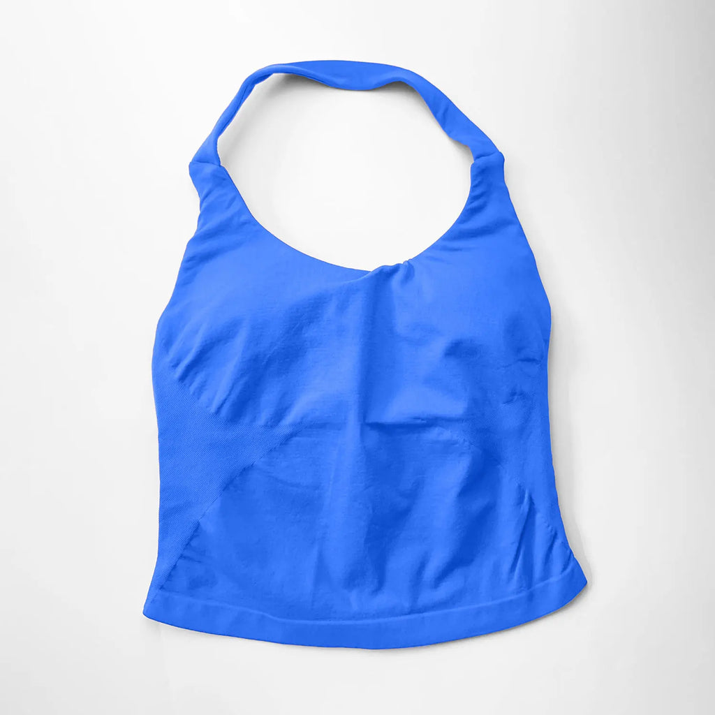 Women Halter Top Longline Padded Tank
