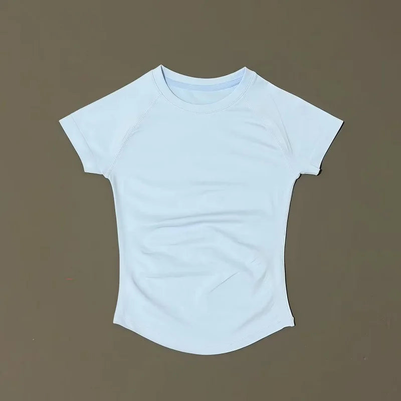 Slimming Seamless Short Sleeve Active Top