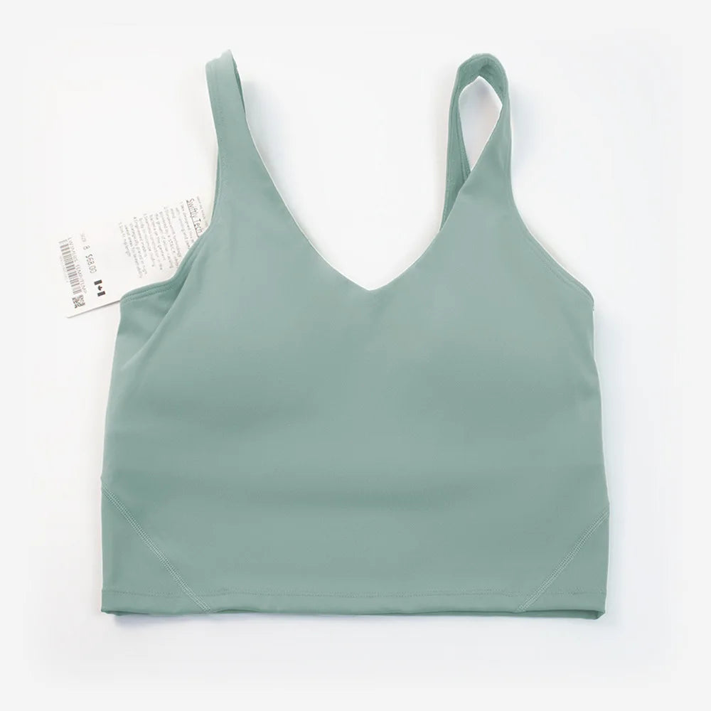 Sports Yoga Bra With Built-In Bra & Removable Pads