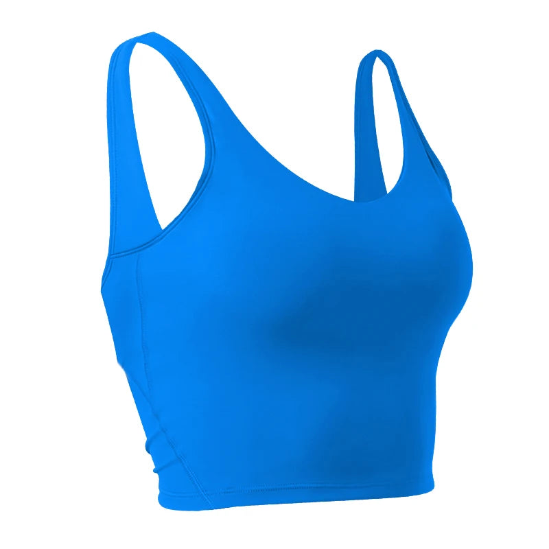 Sports Yoga Bra With Built-In Bra & Removable Pads