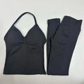 2 Pieces Leggings and Halter Tank Set