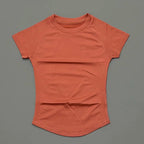 Slimming Seamless Short Sleeve Active Top