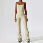 Women's 2PCS Seamless Long Sleeve/Tank Yoga Pants Set