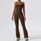 Women's 2PCS Seamless Long Sleeve/Tank Yoga Pants Set