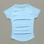 Slimming Seamless Short Sleeve Active Top