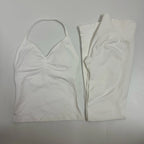 2 Pieces Leggings and Halter Tank Set