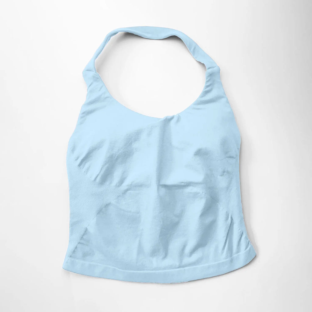 Women Halter Top Longline Padded Tank