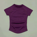 Slimming Seamless Short Sleeve Active Top