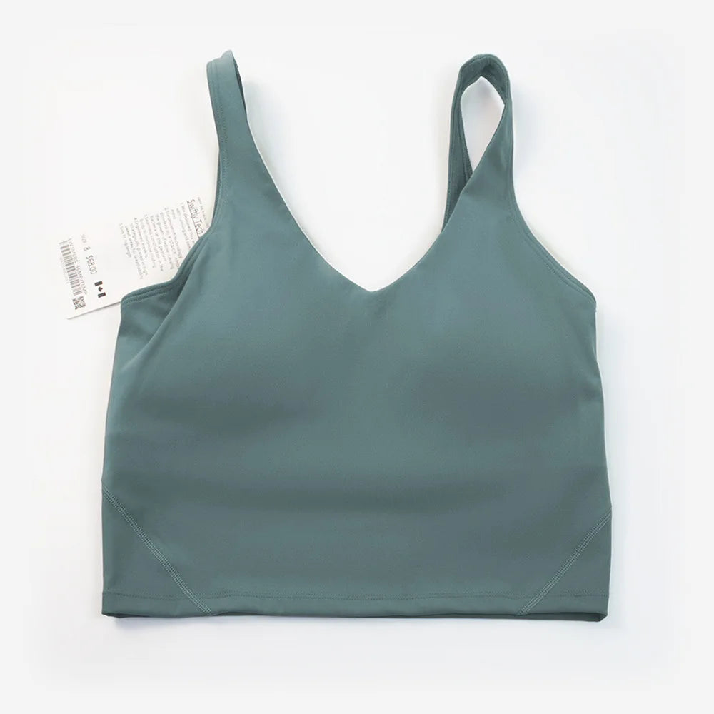 Sports Yoga Bra With Built-In Bra & Removable Pads