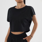 Women's Cropped Loose Yoga Top
