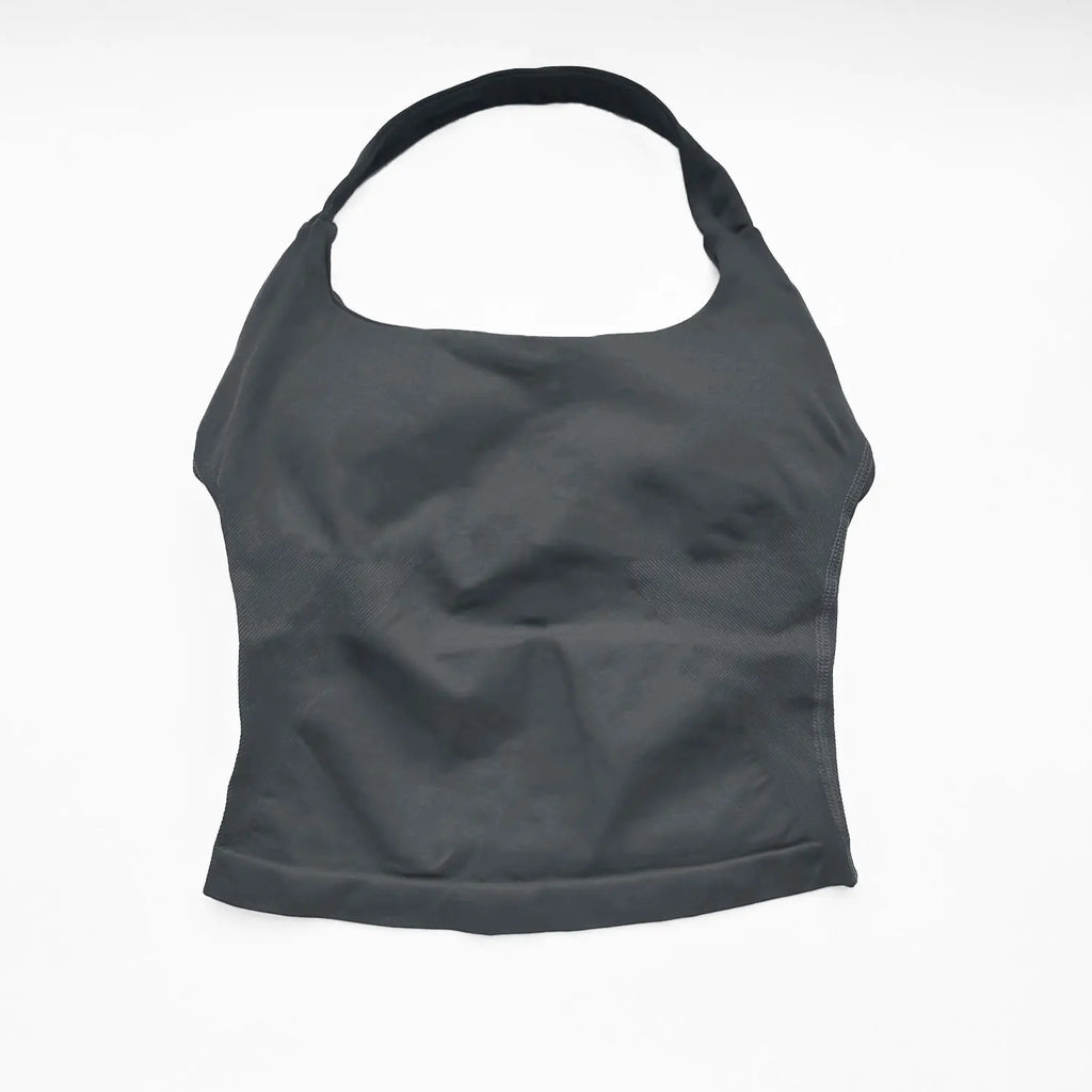 Women Halter Top Longline Padded Tank
