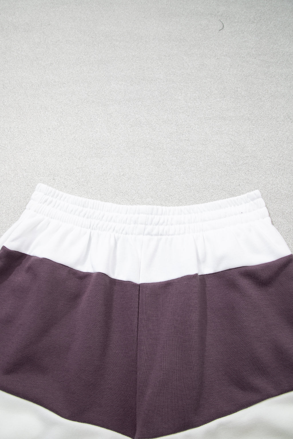 Chicory Coffee Exposed Seam Detail Half Sleeve Top Elastic Waist Shorts 2pcs Set