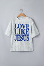Love Like Jesus Camouflage Oversized T Shirt