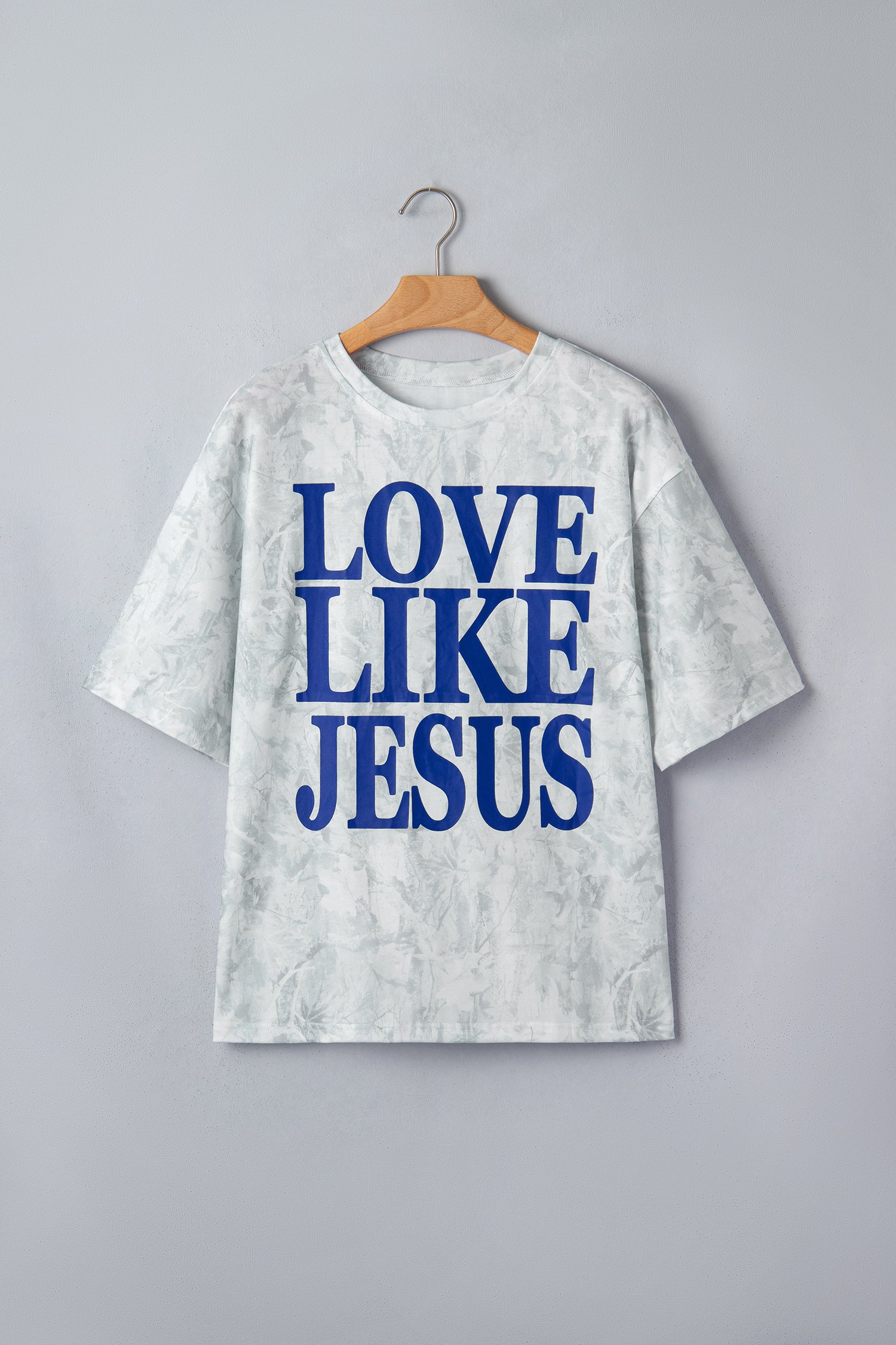 Love Like Jesus Camouflage Oversized T Shirt